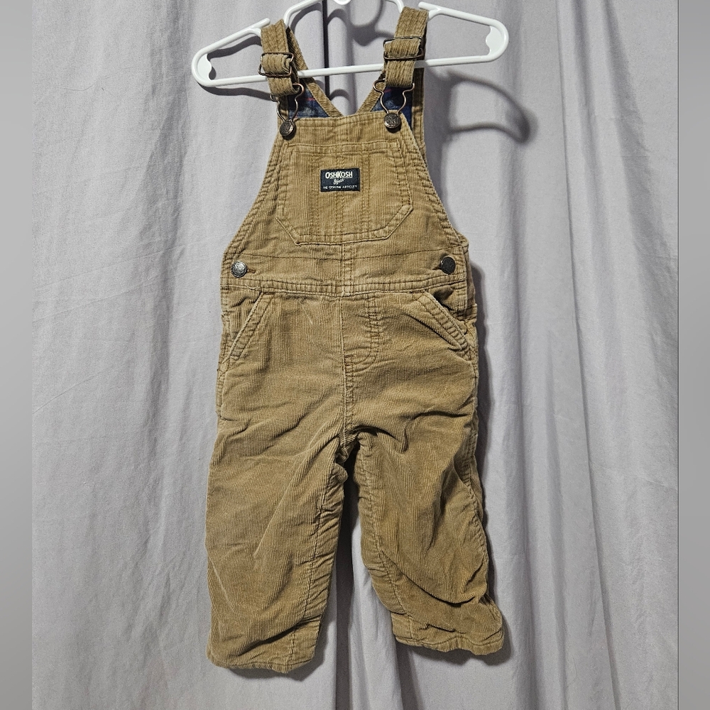 OshKosh‎ B'gosh Tan Corduroy Overalls for Kids